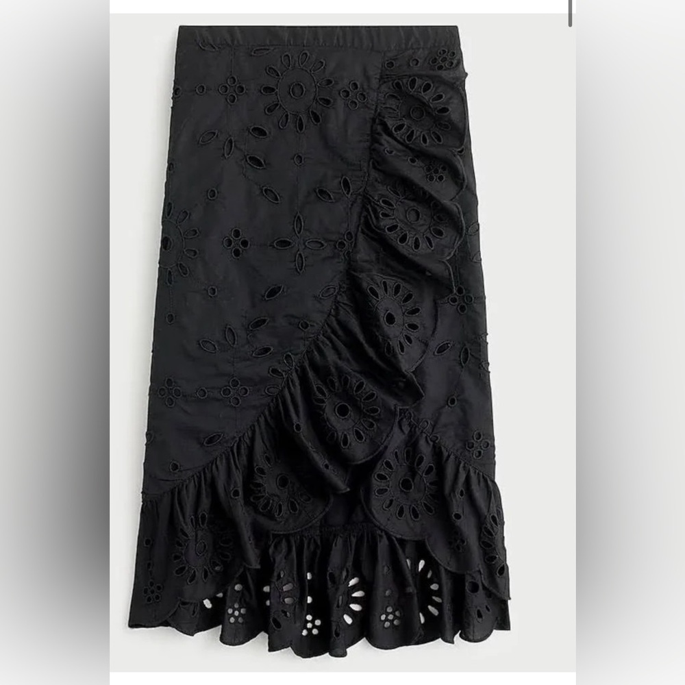 New without tags-JCrew Eyelet skirt size S